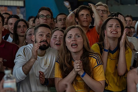 Ukraine fans